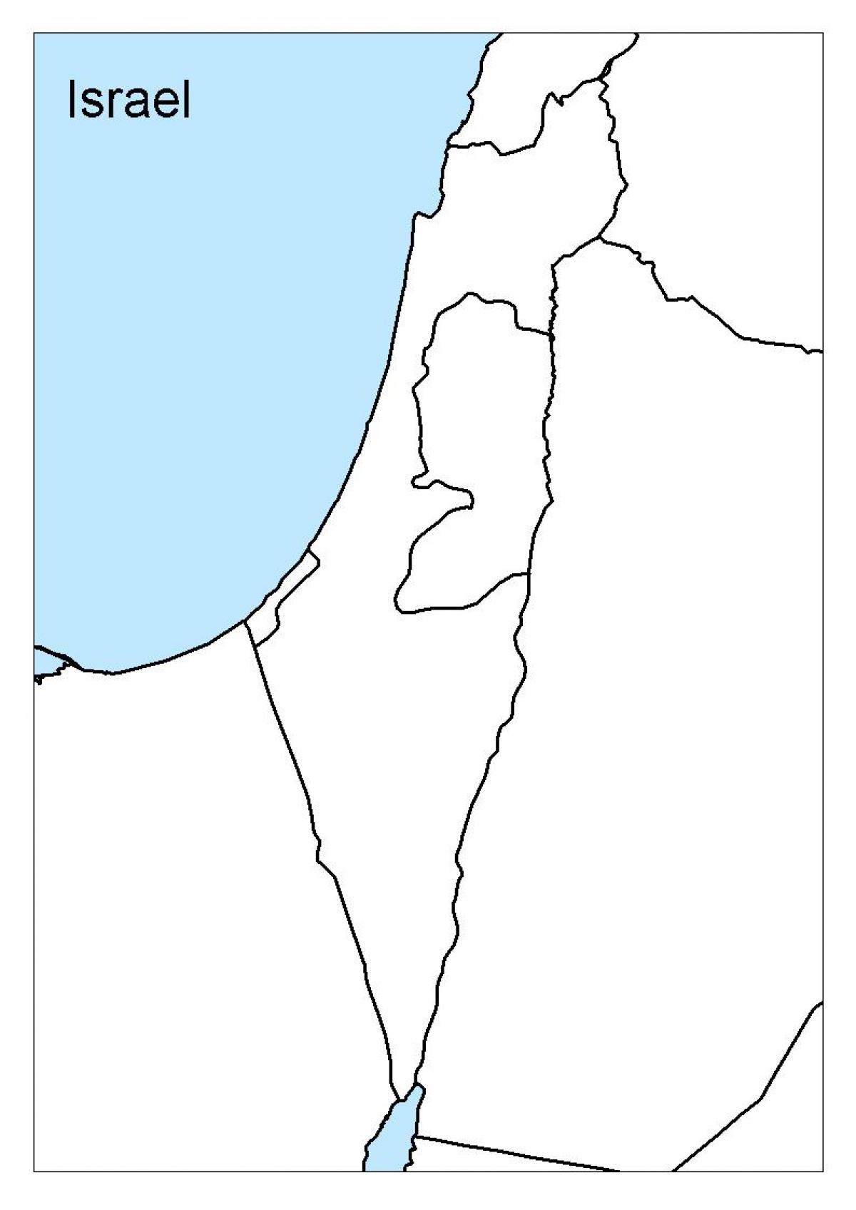 Israel Konturen Karte