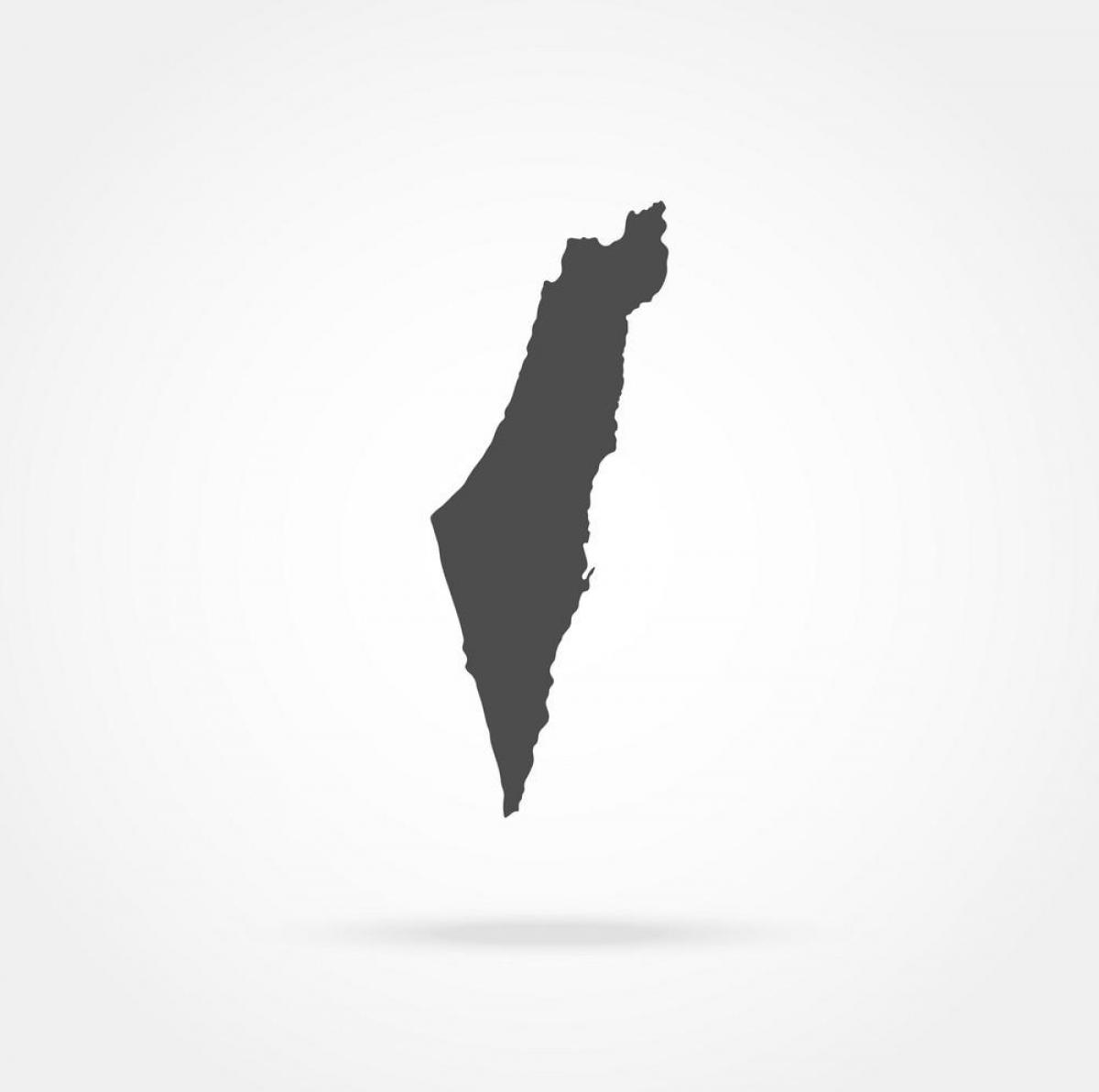 Israel vektor karte