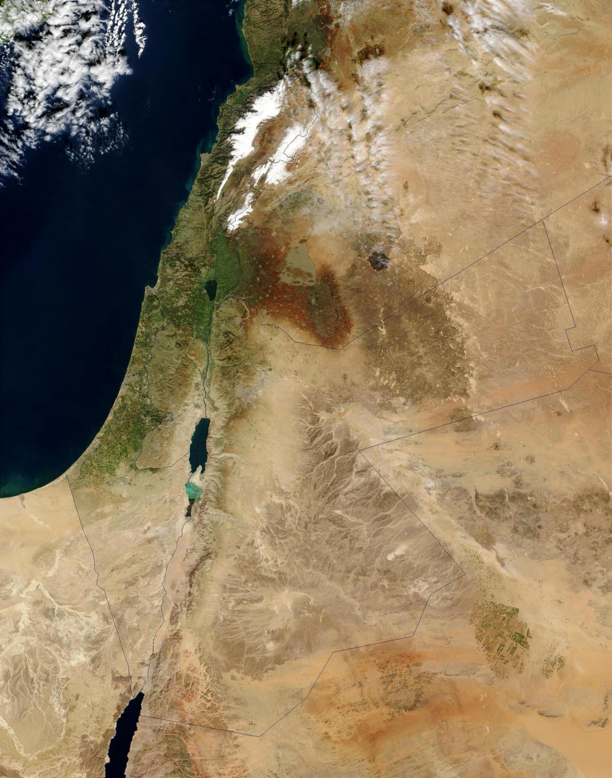 Israel Himmel Ansicht Karte
